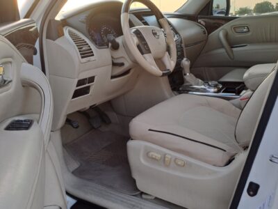 2012 Nissan Patrol LE 5.6 litres V8 Engine Petrol White Beige SUV