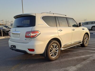2012 Nissan Patrol LE 5.6 litres V8 Engine Petrol White Beige SUV