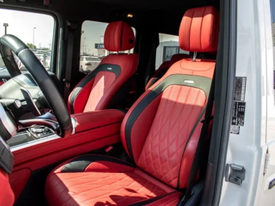 2020 Mercedes-Benz G-Class G 63 AMG 8 Cylinders Engine White Red SUV
