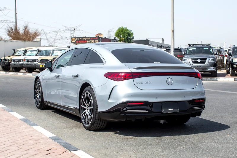 2023 Mercedes-Benz EQS 450 4MATIC Silver Black Sedan 350 - 450 KM Range