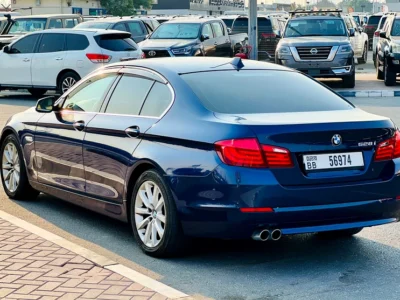 2010 BMW 5-Series 528i 6 Cylinders Engine Blue Beige Sedan