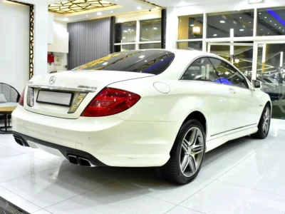 2011 Mercedes-Benz CL-Class CL 63 AMG 8 Cylinders Engine White Beige Coupe