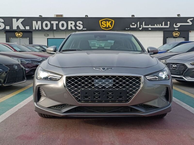 2021 Genesis G70 2.0L 4 Cylinders Petrol Engine Silver Black Sedan American Specs