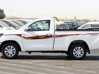 2025 Toyota Hilux SR RWD 2.7 L 4 Cylinders Engine White Red Pick Up Truck