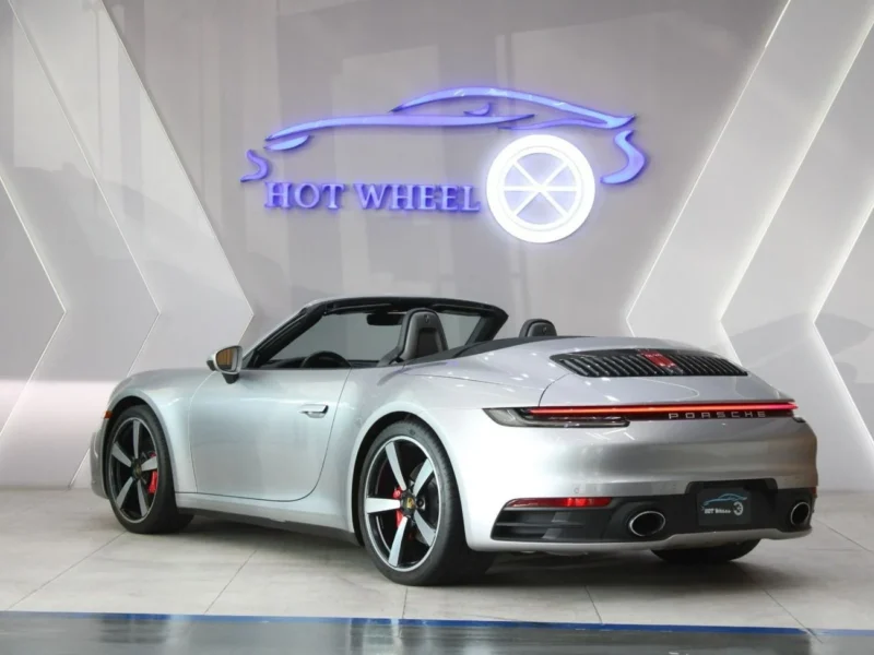 2021 Porsche 911 Carrera S 3.0L Twin-Turbocharged Flat-Six Grey Black Convertible
