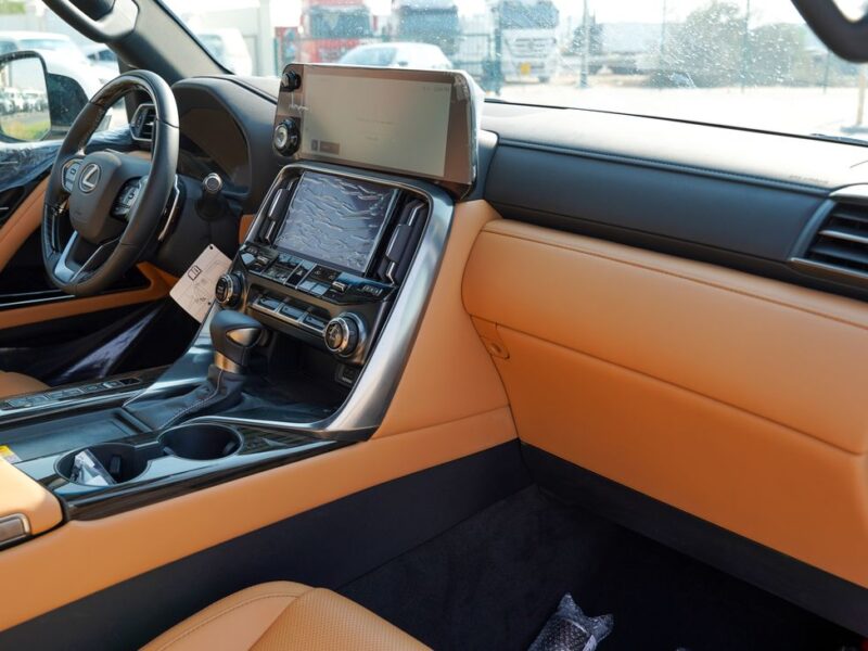 2024 Lexus LX 600 6 Cylinders Engine GCC Specs White Tan SUV