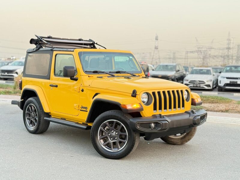 2021 Jeep Wrangler 4x4 Edition 80th Anniversary 2.0L V4 Turbo Yellow Black SUV