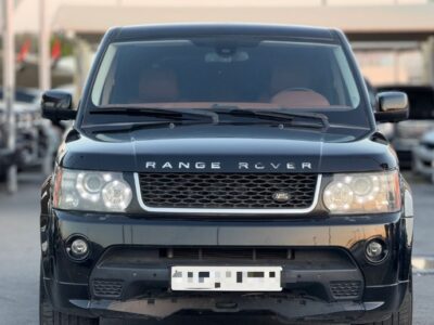 2010 Land Rover Range Rover Sport 8-Cylinder Supercharged Engine Black Orange