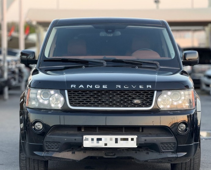 2010 Land Rover Range Rover Sport 8-Cylinder Supercharged Engine Black Orange