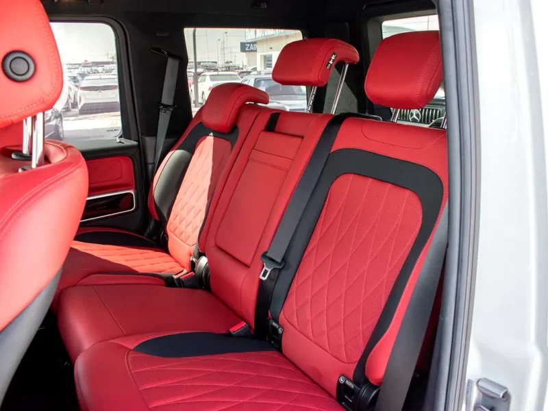 2020 Mercedes-Benz G-Class G 63 AMG 8 Cylinders Engine White Red SUV