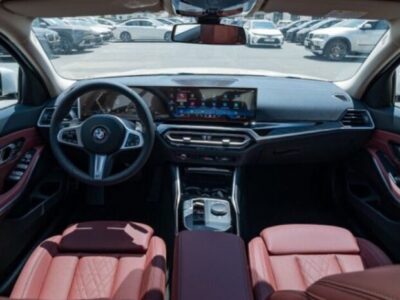 2024 BMW BMW B3 3.0L Twin-Turbocharged Inline-6 White Red Sedan