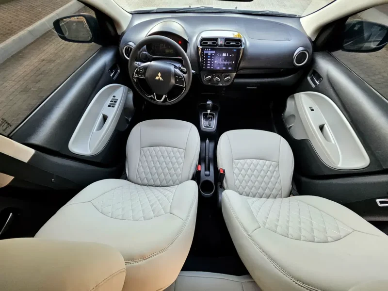 2022 Mitsubishi Attrage GLX Medium Line 3 Cylinder Engine Grey White Sedan