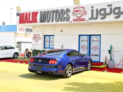 2016 Ford Mustang Fastback 6 Cylinders Engine Blue Black Sedan GCC Specs