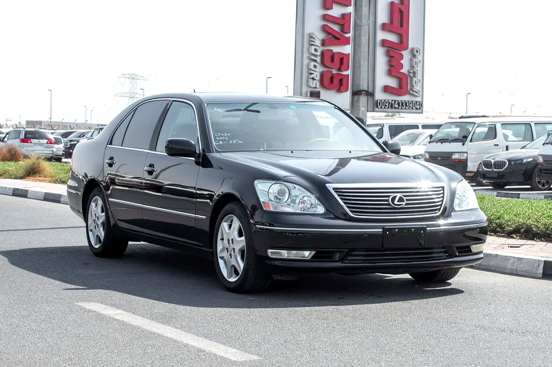 2004 Lexus LS-Series 1/2 Ultra 8 Cylinders Engine Petrol Black Sedan