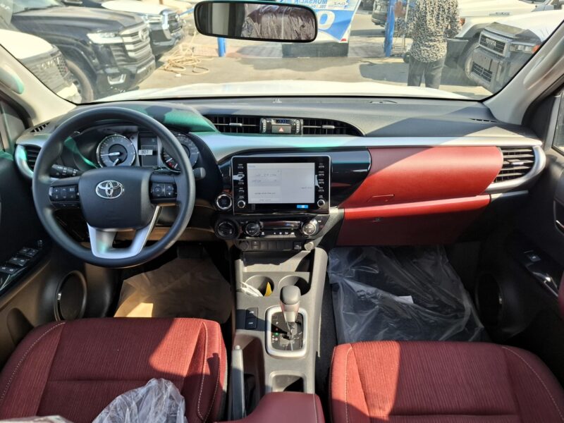 2025 Toyota Hilux 2.4L Turbo 4 Cylinder AT DC Black Red Truck Diesel