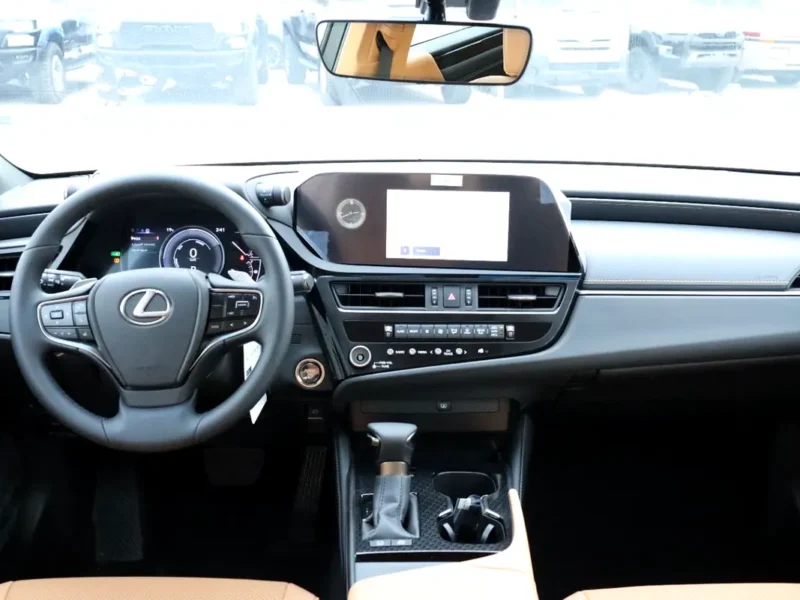 2025 Lexus ES-Series 2.5L SEDAN Other Hybrid 4 Cylinder Engine White Tan