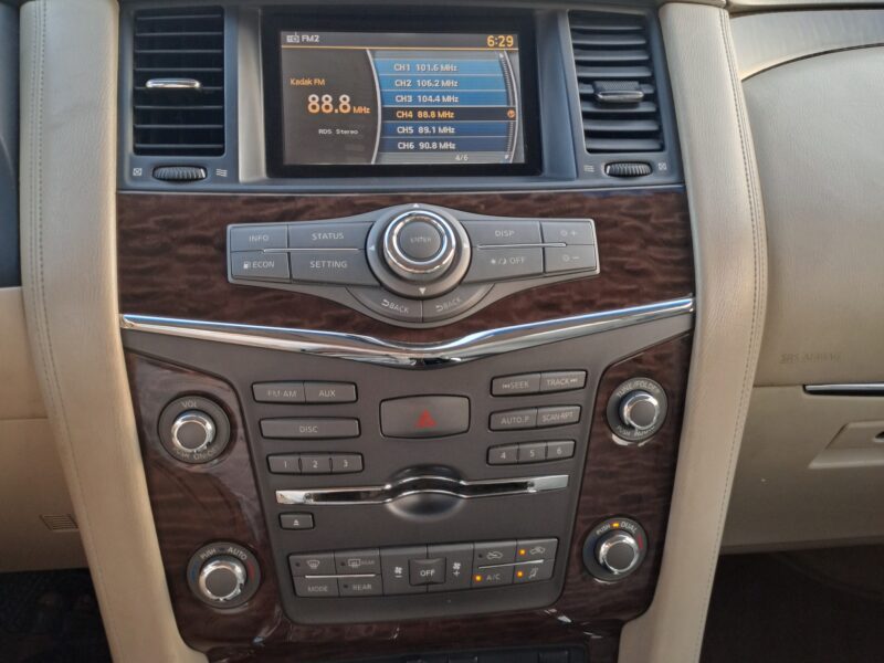 2012 Nissan Patrol LE 5.6 litres V8 Engine Petrol White Beige SUV