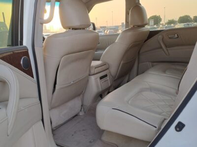 2012 Nissan Patrol LE 5.6 litres V8 Engine Petrol White Beige SUV