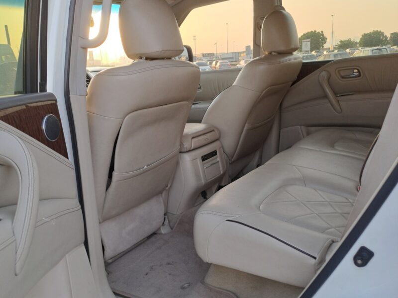 2012 Nissan Patrol LE 5.6 litres V8 Engine Petrol White Beige SUV