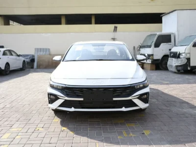 2025 Hyundai Elantra 1.5 Liters 4 Cylinders Petrol Engine White Black Sedan