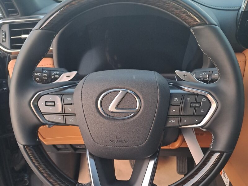 2025 Lexus LX 700h Hybrid 6 Cylinders Engine Petrol Black Tan Full SUV