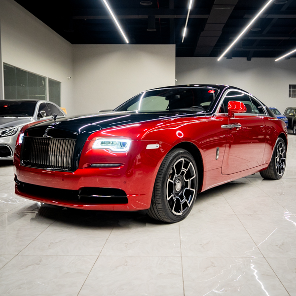 2017 Rolls-Royce Wraith 12 Cylinders Engine Petrol Red Black Coupe RWD