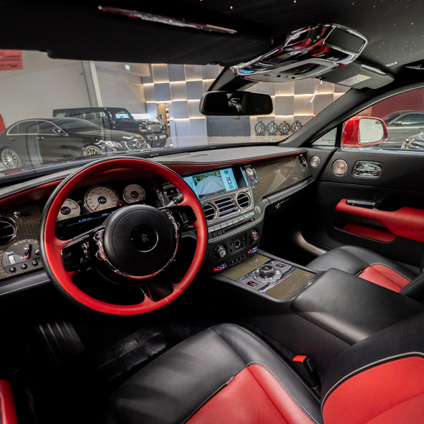 2017 Rolls-Royce Wraith 12 Cylinders Engine Petrol Red Black Coupe RWD