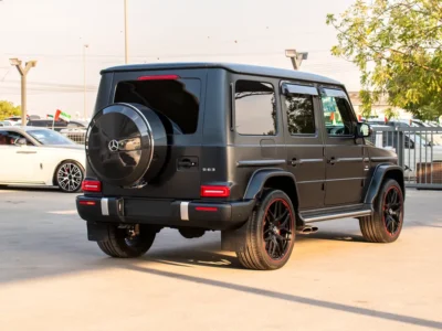 2021 Mercedes-Benz G-Class G 63 AMG Neat and Clean Car Black Red SUV