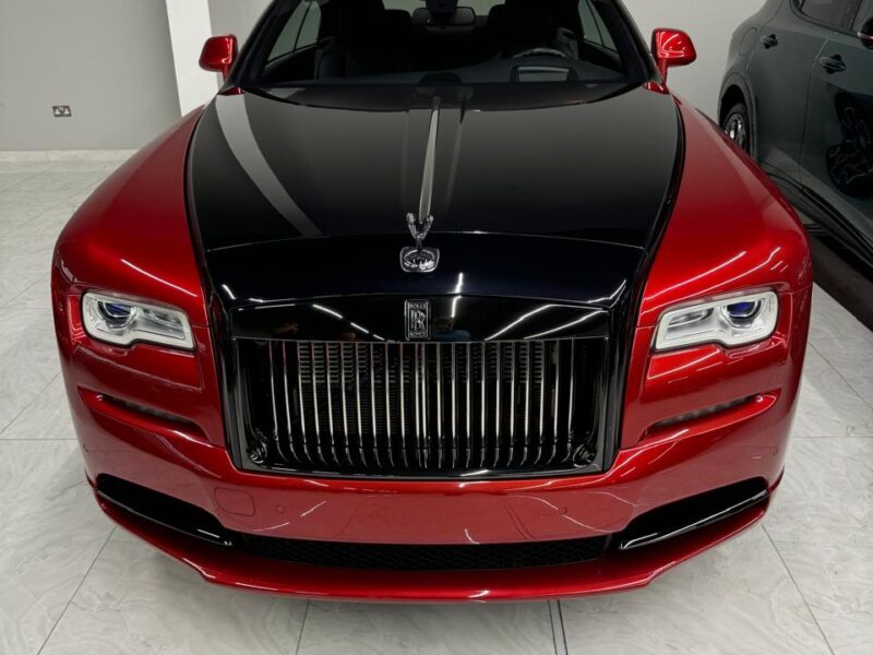 2017 Rolls-Royce Wraith 12 Cylinders Engine Petrol Red Black Coupe RWD