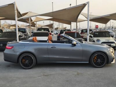 2018 Mercedes-Benz E300 2.0L inline-4 Turbo Engine Grey Orange Convertible
