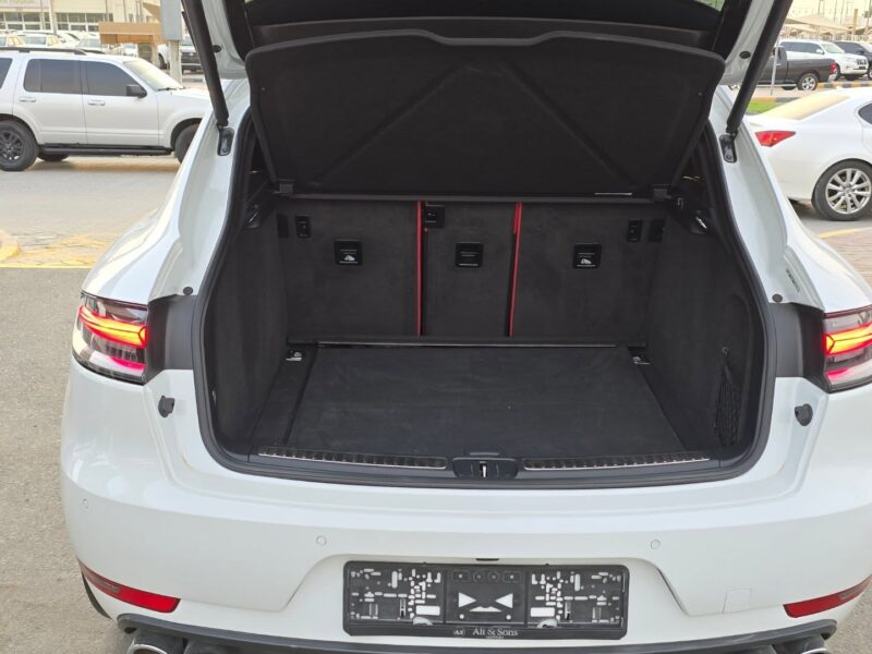 2020 Porsche Macan 2.0 Liters Inline-4 Cylinders Engine White Red Luxury SUV