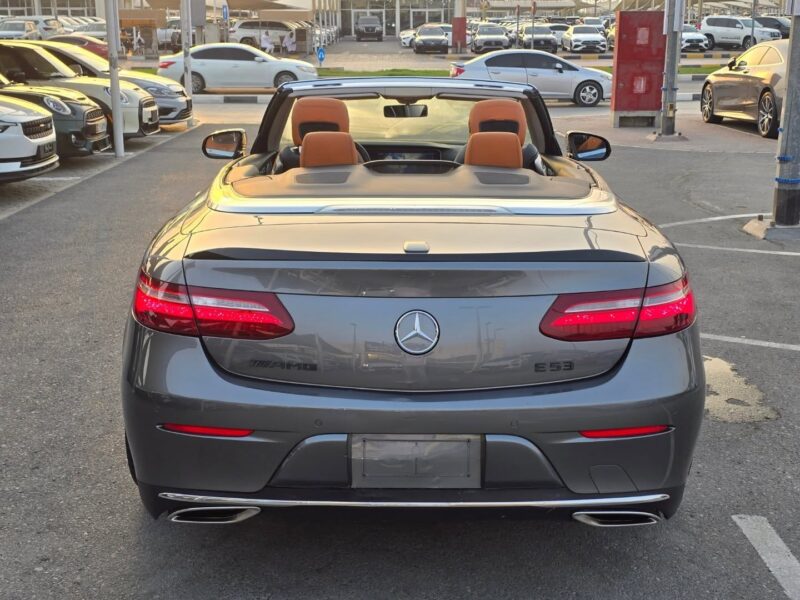 2018 Mercedes-Benz E300 2.0L inline-4 Turbo Engine Grey Orange Convertible
