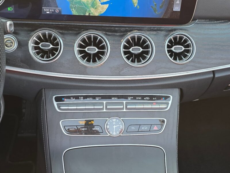 2018 Mercedes-Benz E300 2.0L inline-4 Turbo Engine Grey Orange Convertible