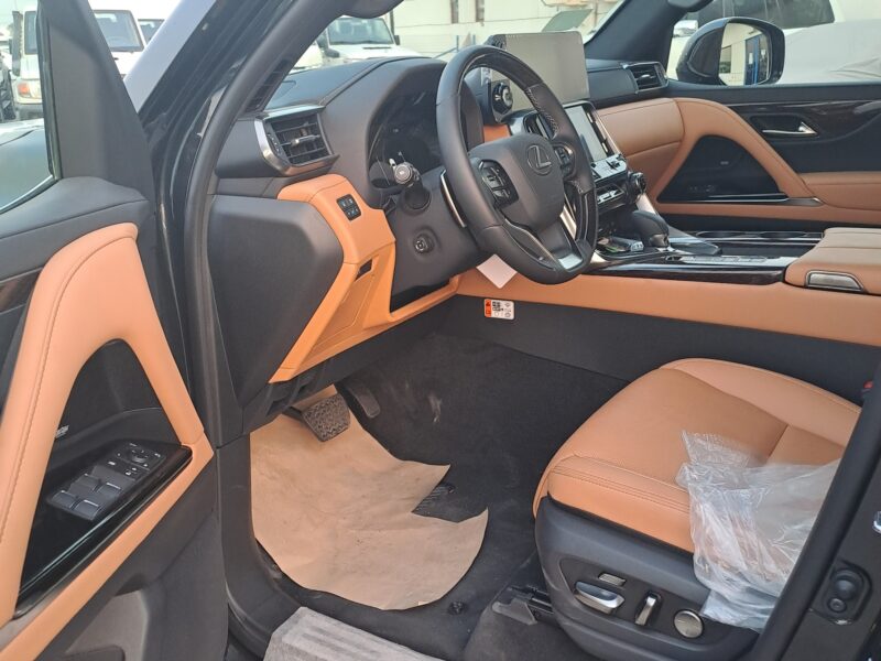 2025 Lexus LX 700h Hybrid 6 Cylinders Engine Petrol Black Tan Full SUV