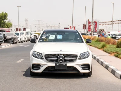 2018 Mercedes-Benz E-Class E 43 6 Cylinder Engine White Beige Sedan