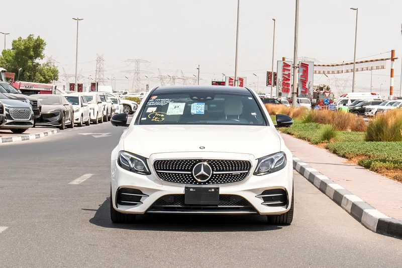 2018 Mercedes-Benz E-Class E 43 6 Cylinder Engine White Beige Sedan