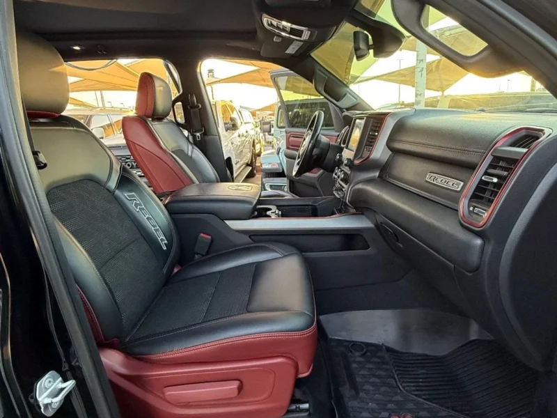 2019 RAM 1500 Rebel Crew Cab 5.7L 8 Cylinders Engine Petrol Black Red