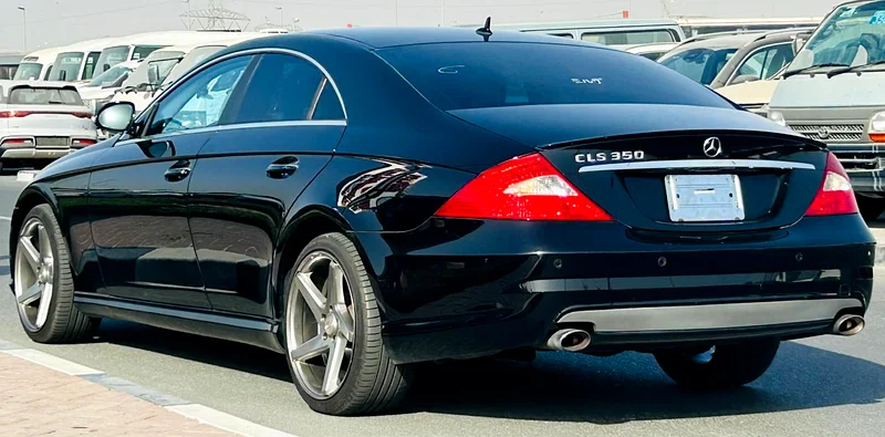 2008 Mercedes-Benz CLS-Class CLS 350 6 Cylinders Engine Black Sedan