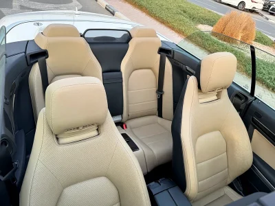 2010 Mercedes-Benz E-Class E 350 6 Cylinders Engine White Beige Convertible