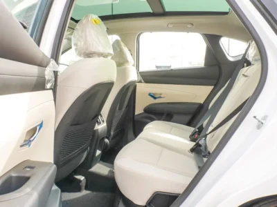 2025 Hyundai Tucson 4 Cylinders Engine Petrol White Beige SUV