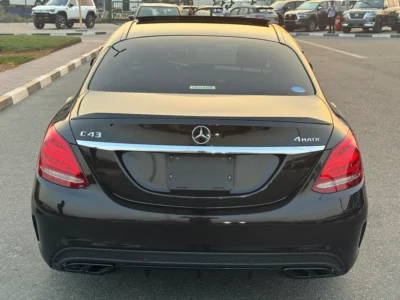 2016 Mercedes-Benz C-Class C 43 4Matic V6 Engine AUCTION GRADE 4/B Black Sedan