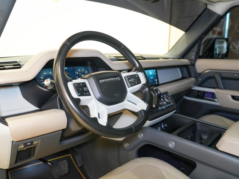 2022 Land Rover Defender HSE 3.0L turbocharged V6 Grey Tan SUV