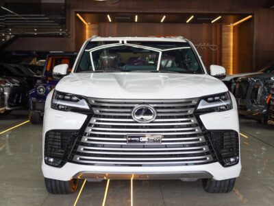 2025 Lexus LX600 6 Cylinders Engine White Red SUV Automatic GCC Specs