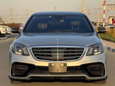 2014 Mercedes S550 Wald Body Kit 4.7L Twin-Turbo V8 Silver Black Sedan