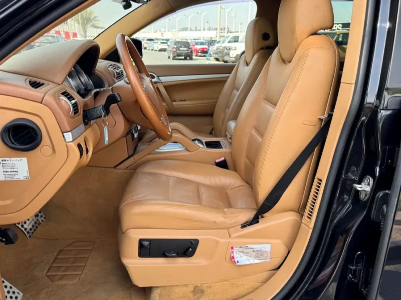 2007 Porsche Cayenne S 8 Cylinders Engine Black Beige SUV