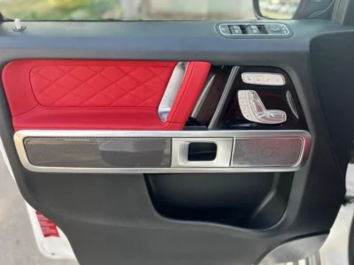 2019 Mercedes-Benz G 63 AMG 8 Cylinders Engine White Red SUV 4WD