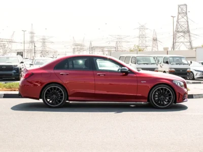 2019 Mercedes-Benz C-Class C43 AMG 6 Cylinders Engine Petrol Red Black Sedan