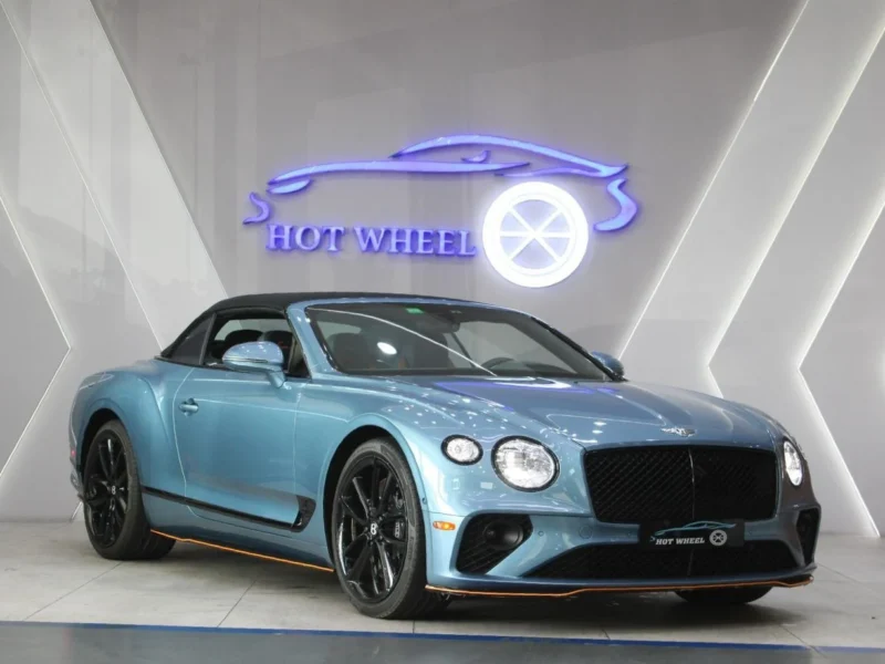 2023 Bentley Continental GT 4.0T V8 Engine Blue Orange Convertible