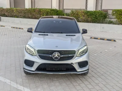 2017 Mercedes-Benz GLE Coupe GLE 43 AMG 6 Cylinders Engine Silver Brown SUV