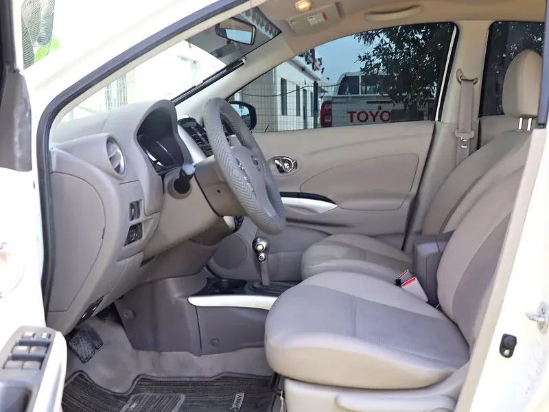 2019 Nissan Sunny Base 4 Cylinder Engine White Beige GCC Specs